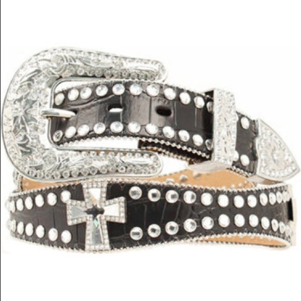Nocona rhinestone cross belt
